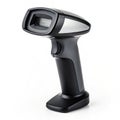Wireless barcode scanner on white background Royalty Free Stock Photo