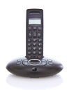 Wireless black telephone Royalty Free Stock Photo