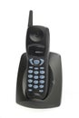 Wireless black telephone Royalty Free Stock Photo