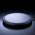 wireless charging pad with a flat surface and quick c Royalty Free Stock Photo