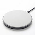 Wireless charging pad white background Royalty Free Stock Photo