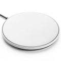 Wireless charging pad white background Royalty Free Stock Photo