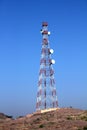Wireless communications tower Royalty Free Stock Photo