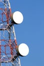 Wireless communications tower Royalty Free Stock Photo