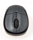 Wireless computer mouse with ergonomic design displayed on a white table