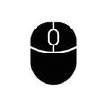 Wireless Computer Mouse Icon Symbol. PC wireless mouse icon vector isolated illustration. Icon wireless computer mouse Royalty Free Stock Photo