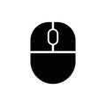 Wireless Computer Mouse Icon Symbol. PC wireless mouse icon vector isolated illustration. Icon wireless computer mouse Royalty Free Stock Photo