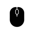 Wireless Computer Mouse Icon Symbol. PC wireless mouse icon vector isolated illustration. Icon wireless computer mouse Royalty Free Stock Photo