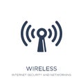Wireless connection icon. Trendy flat vector Wireless connection Royalty Free Stock Photo