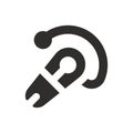 Wireless earphone icon