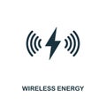 Wireless Energy icon. Premium style design from future technology icons collection. Pixel perfect Wireless Energy icon