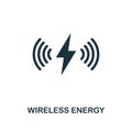 Wireless Energy icon. Premium style design from future technology icons collection. Pixel perfect Wireless Energy icon for web