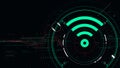 Wireless future information communication technology concept and networking, wi-fi connection internet tech conceptual
