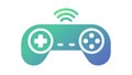 Wireless Game Controller Icon for Modern Gaming, vector design Generative AI Royalty Free Stock Photo