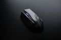 Wireless Gaming Mouse on dark background Royalty Free Stock Photo