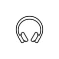 Wireless Headphone line icon