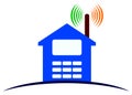 Wireless home Royalty Free Stock Photo