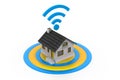 Wireless Home connection Royalty Free Stock Photo