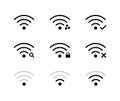 Wireless icons set