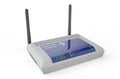 Wireless internet router Royalty Free Stock Photo