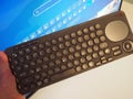 Wireless keyboard for personal computer.