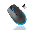 Wireless laser computer mouse on a white background Royalty Free Stock Photo