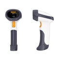 Wireless Manual Bar Code Reader. 3d Rendering