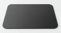 Wireless mousepad isolated on white background, photorealistic, smooth surface, centered view Royalty Free Stock Photo