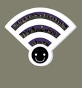 Wireless Network wifi icon, vector illustration