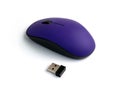 Wireless optical computer mouse isolated on a white background Royalty Free Stock Photo