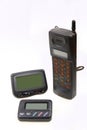 Wireless pager and cell-phone Royalty Free Stock Photo