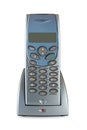 Wireless phone in cradle Royalty Free Stock Photo