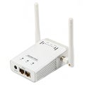 Wireless range extender isolated on white background