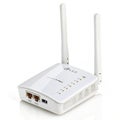 Wireless range extender isolated on white background