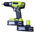 Rechargeable drill with battery