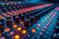 Wireless remote control for sound engineers to operate mixing consoles efficiently