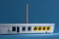 Wireless router close-up Royalty Free Stock Photo