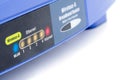 Wireless router close-up Royalty Free Stock Photo