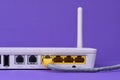 Wireless router close-up Royalty Free Stock Photo