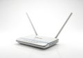 Wireless router isolated on white background Royalty Free Stock Photo