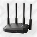 Wireless router isolated on white background Royalty Free Stock Photo