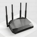 Wireless router isolated on white background Royalty Free Stock Photo