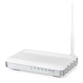 Wireless router on white with clipping path Royalty Free Stock Photo