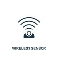 Wireless Sensor icon. Creative element design from smart home icons collection. Pixel perfect Wireless Sensor icon for web design