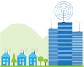 Wireless signal of internet into houses