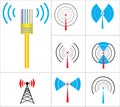 Wireless Signs vector