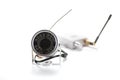 Wireless surveillance camera Royalty Free Stock Photo