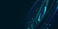 Wireless systems, globalization, big data. Data analytics, blockchain technology Royalty Free Stock Photo
