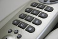 Wireless telephone number pad Royalty Free Stock Photo