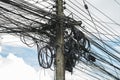 Wires and cables are installed disorderly on electric poles, it can be dangerous: Infrastructure Safety Concepts
